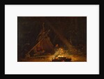 Camp Fire, 1880 by Winslow Homer