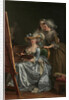 Self-Portrait with Two Pupils, Marie Gabrielle Capet and Marie Marguerite Carreaux de Rosemond, 1785 by Adelaide Labille-Guiard