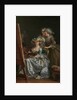 Self-Portrait with Two Pupils, Marie Gabrielle Capet and Marie Marguerite Carreaux de Rosemond, 1785 by Adelaide Labille-Guiard