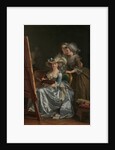 Self-Portrait with Two Pupils, Marie Gabrielle Capet and Marie Marguerite Carreaux de Rosemond, 1785 by Adelaide Labille-Guiard