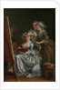 Self-Portrait with Two Pupils, Marie Gabrielle Capet and Marie Marguerite Carreaux de Rosemond, 1785 by Adelaide Labille-Guiard