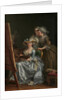 Self-Portrait with Two Pupils, Marie Gabrielle Capet and Marie Marguerite Carreaux de Rosemond, 1785 by Adelaide Labille-Guiard