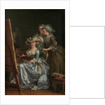 Self-Portrait with Two Pupils, Marie Gabrielle Capet and Marie Marguerite Carreaux de Rosemond, 1785 by Adelaide Labille-Guiard