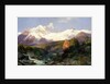 The Teton Range, 1897 by Thomas Moran