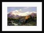 The Teton Range, 1897 by Thomas Moran