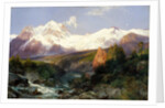 The Teton Range, 1897 by Thomas Moran