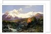 The Teton Range, 1897 by Thomas Moran