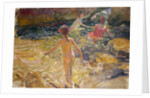 The Bath, Jávea, 1905 by Joaquin Sorolla y Bastida