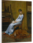 The Artist's Wife and His Setter Dog, c.1884-89 by Thomas Cowperthwait Eakins