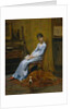 The Artist's Wife and His Setter Dog, c.1884-89 by Thomas Cowperthwait Eakins