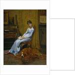 The Artist's Wife and His Setter Dog, c.1884-89 by Thomas Cowperthwait Eakins