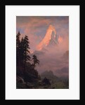 Sunrise on the Matterhorn, after 1875 by Albert Bierstadt