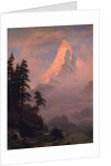 Sunrise on the Matterhorn, after 1875 by Albert Bierstadt