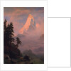Sunrise on the Matterhorn, after 1875 by Albert Bierstadt