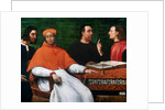Cardinal Bandinello Sauli, His Secretary, and Two Geographers, 1516 by Sebastiano del (c.1485-1547) Piombo