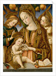 Madonna and Child with Two Angels, c.1481-82 by Vittorio Crivelli