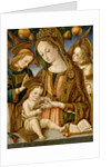 Madonna and Child with Two Angels, c.1481-82 by Vittorio Crivelli
