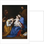 The Holy Family with Saints Anne and Catherine of Alexandria, 1648 by Jusepe de (1591-1652) Ribera