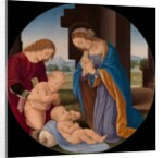 Madonna Adoring the Child with the Infant Saint John the Baptist and an Angel, c.1492 by Lorenzo di Credi