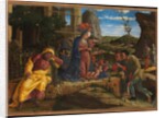 The Adoration of the Shepherds, c.1450 by Andrea Mantegna