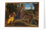 The Adoration of the Shepherds, c.1450 by Andrea Mantegna