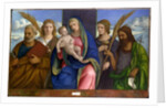 Madonna and Child with Saints. c.1500 by Giovanni Bellini