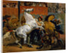 The Start of the Race of the Riderless Horses, 1820 by Emile Jean Horace Vernet