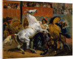 The Start of the Race of the Riderless Horses, 1820 by Emile Jean Horace Vernet