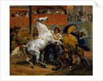 The Start of the Race of the Riderless Horses, 1820 by Emile Jean Horace Vernet