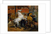 The Start of the Race of the Riderless Horses, 1820 by Emile Jean Horace Vernet