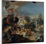 The Battle of Vercellae, 1725-29 by Giovanni Battista (1696-1770) Tiepolo