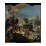 The Battle of Vercellae, 1725-29 by Giovanni Battista (1696-1770) Tiepolo