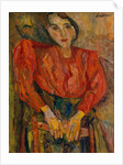 Woman in Red Blouse, c.1919 by Chaim Soutine