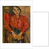 Woman in Red Blouse, c.1919 by Chaim Soutine