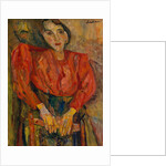 Woman in Red Blouse, c.1919 by Chaim Soutine