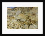 Bringing Down Marble from the Quarries to Carrara, 1911 by John Singer Sargent