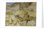 Bringing Down Marble from the Quarries to Carrara, 1911 by John Singer Sargent