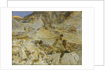 Bringing Down Marble from the Quarries to Carrara, 1911 by John Singer Sargent