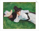 Two Girls on a Lawn, 1889 by John Singer Sargent