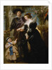 Rubens, His Wife Helena Fourment and Their Son Frans, c.1635 by Peter Paul Rubens