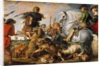 Wolf and Fox Hunt, c.1616 by Peter Paul (and studio) Rubens