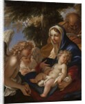 The Holy Family with Angels, c.1700 by Sebastiano Ricci
