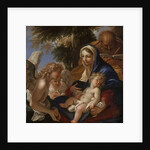 The Holy Family with Angels, c.1700 by Sebastiano Ricci