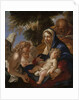 The Holy Family with Angels, c.1700 by Sebastiano Ricci