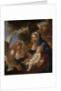 The Holy Family with Angels, c.1700 by Sebastiano Ricci