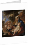The Holy Family with Angels, c.1700 by Sebastiano Ricci