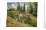 The Harvest, Pontoise, 1881 by Camille Pissarro