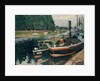 Barges at Pontoise, 1876 by Camille Pissarro