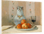 Still Life with Apples and Pitcher, 1872 by Camille Pissarro