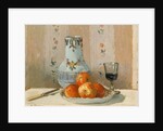 Still Life with Apples and Pitcher, 1872 by Camille Pissarro